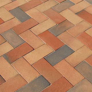 Canyon brick available as a Paver, Split or Thin Brick