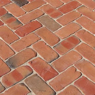 Genova brick available as a Paver, Split or Thin Brick