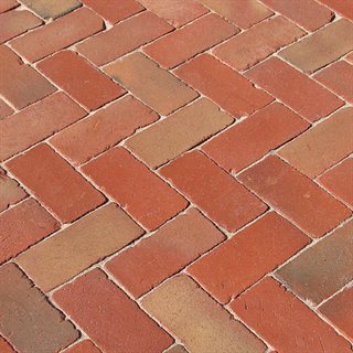Red Hills brick available as a Paver, Split or Thin Brick