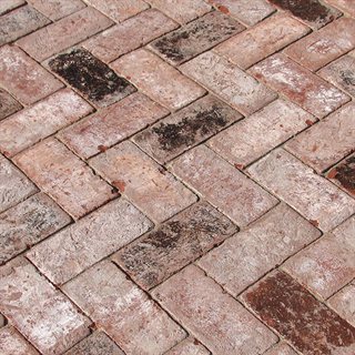 Rustic brick available as a Paver, Split or Thin Brick